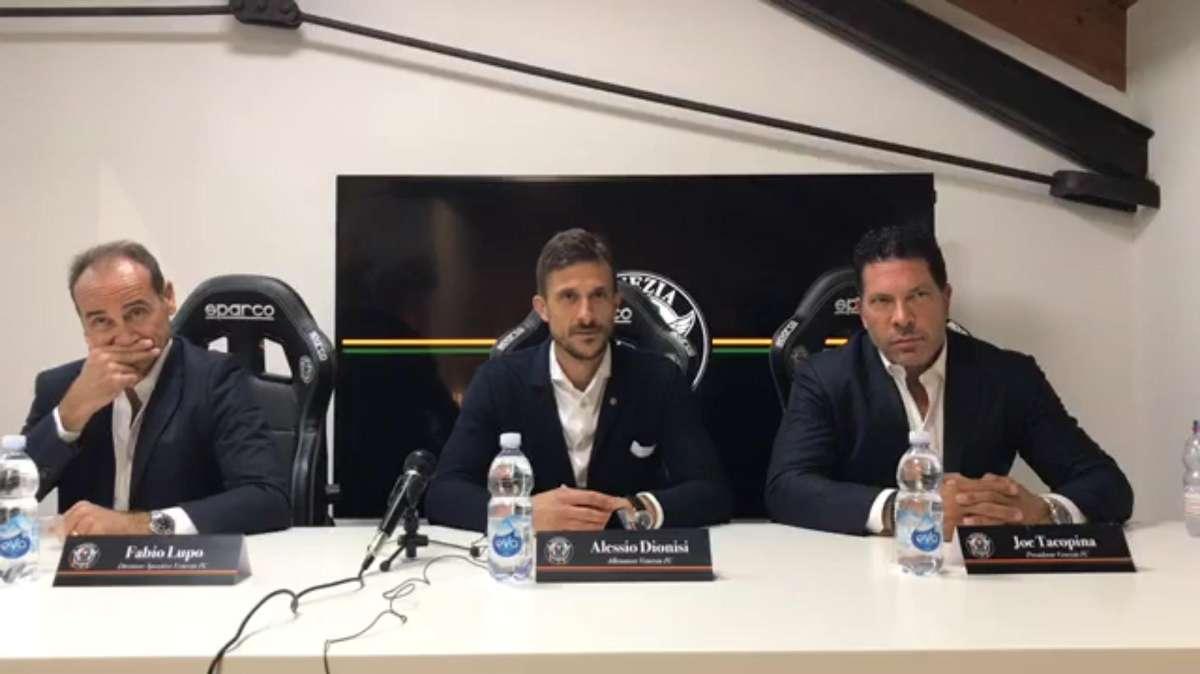 Presentazione Dionisi: "Venezia grande punto di arrivo e di partenza, il passato resti tale, tatticamente proveremo a partire dal 4-3-1-2"