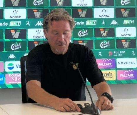 Venezia, Stroppa: "Palermo? Non giochiamo per il pareggio"
