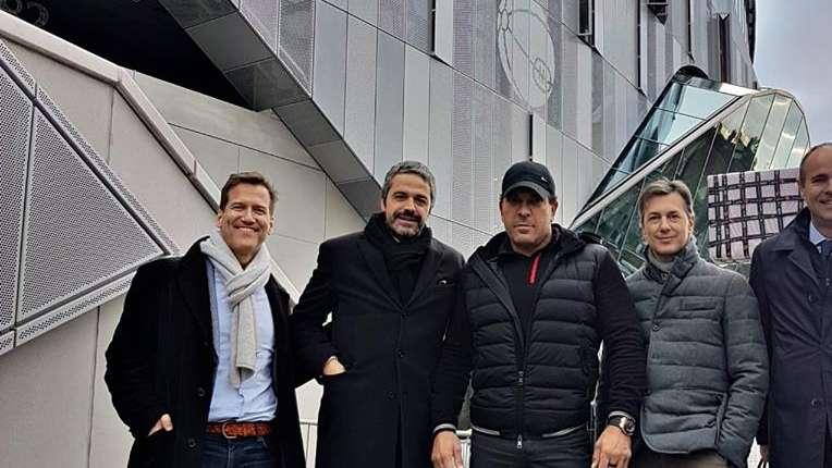 Il presidente Tacopina e i dirigenti del club a Londra per visitare il nuovo stadio del Tottenham: "Questa visita ci ha dato nuovi spunti, ora entriamo nel vivo della progettazione del nostro impianto"