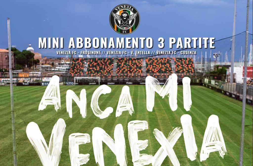 Anca mi Venexia FC! Da domani il Mini-Abbonamento