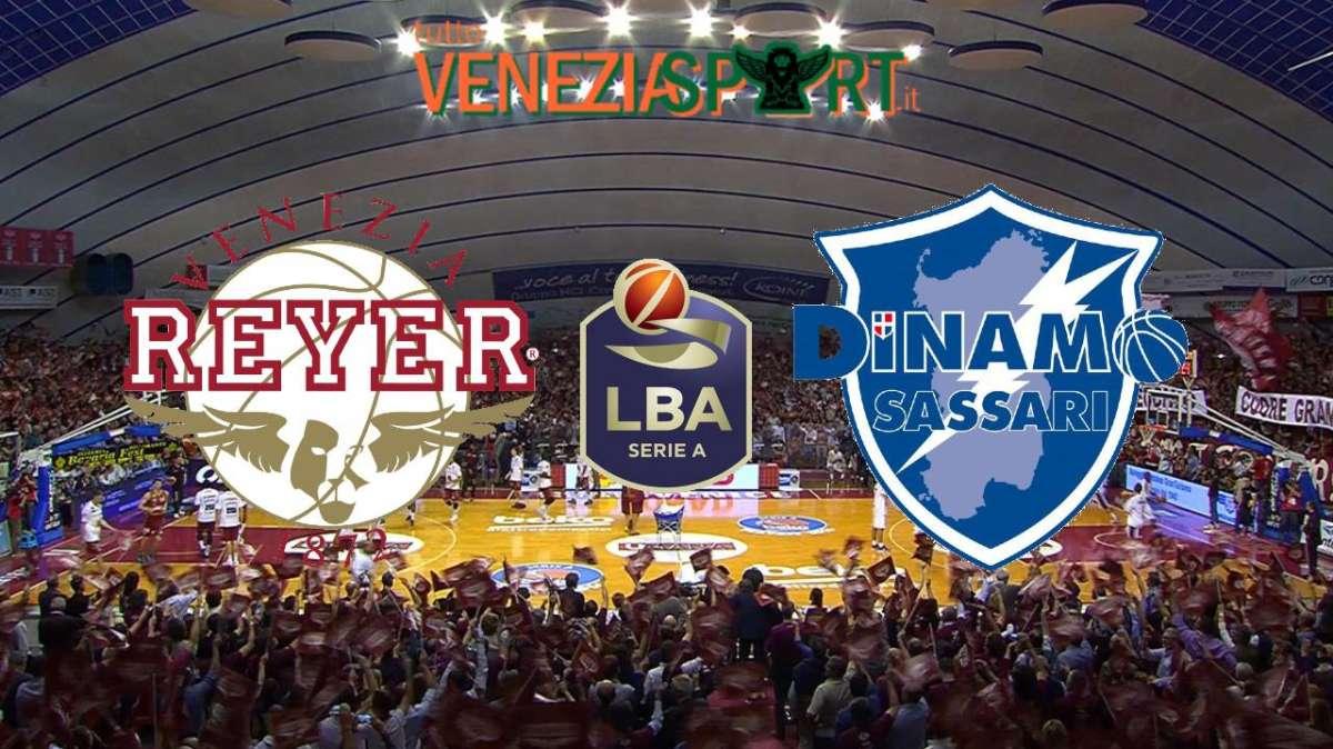 LIVE SERIE A1 - Reyer-Sassari (99-92) La Reyer si impone su Sassari dopo un match di altissimo livello