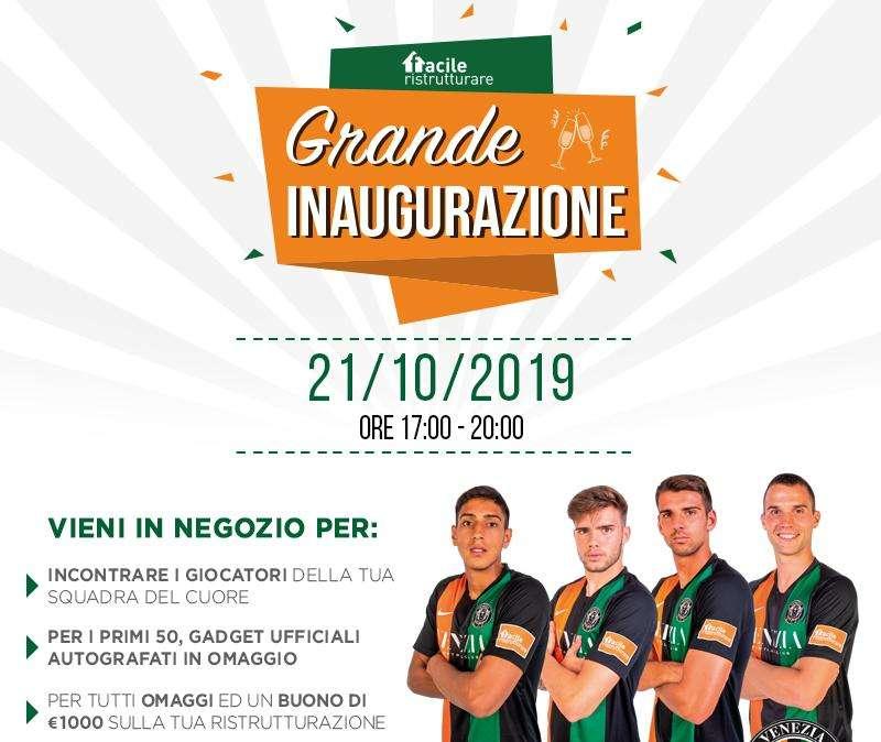 Scendi in campo con Facile Ristrutturare e partecipa all’inaugurazione dello store di Mestre