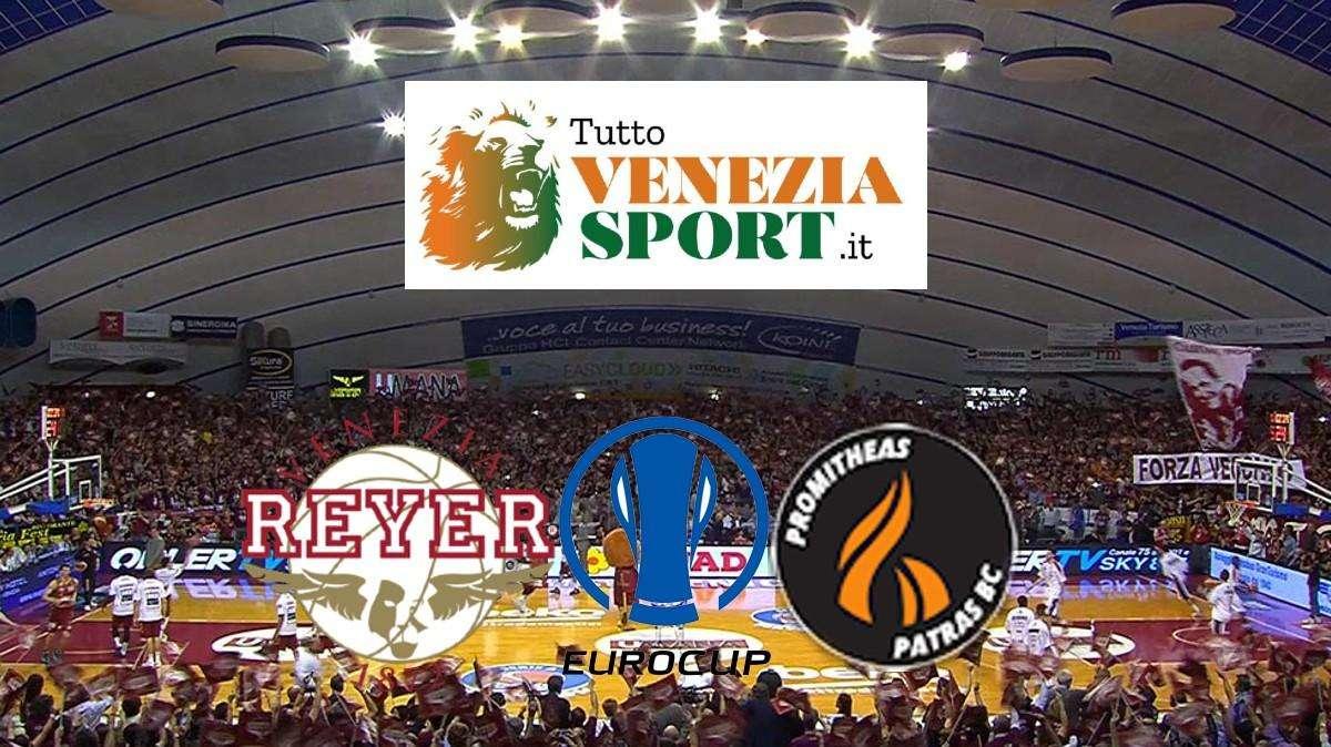 RELIVE EUROCUP Reyer Venezia-Patrasso (81-57) La Reyer schianta Patrasso e si qualifica per i Playoff di Eurocup.