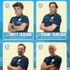 Lo staff medico della Virtus: Sardano, Taurisano, Chiurlia e Italiano