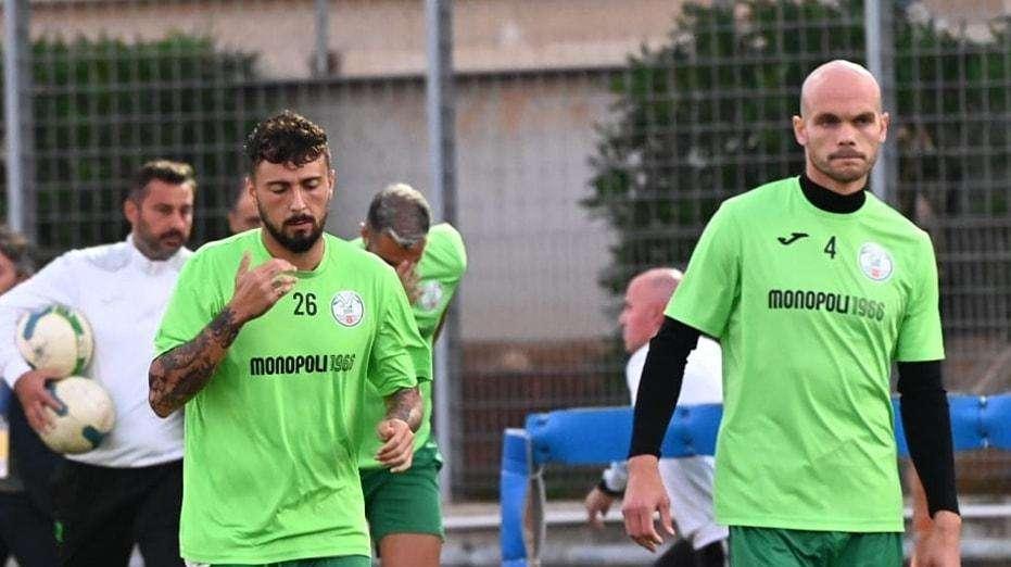 Monopoli, contro la Virtus Francavilla mancherà Bizzotto: un turno di squalifica per il difensore