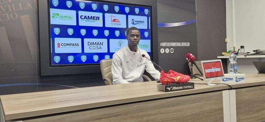 Virtus Francavilla, Diop: "Felice per il gol, dobbiamo continuare così"