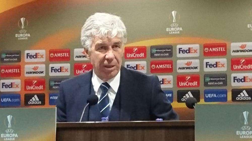 Atalanta, Gasperini: "Lione ai livelli di Juventus, Napoli e Roma"