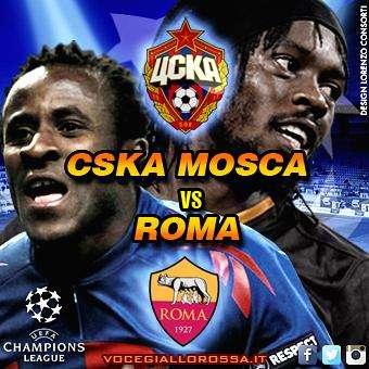 CSKA Mosca-Roma - La copertina
