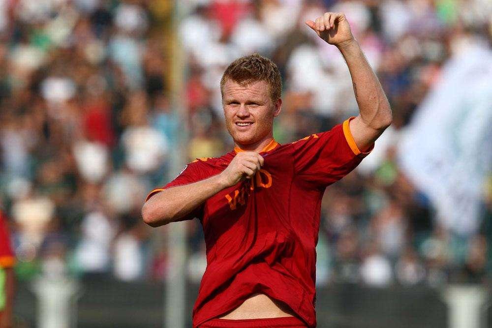 Riise commenta un post su Instagram: "Sempre forza Roma"