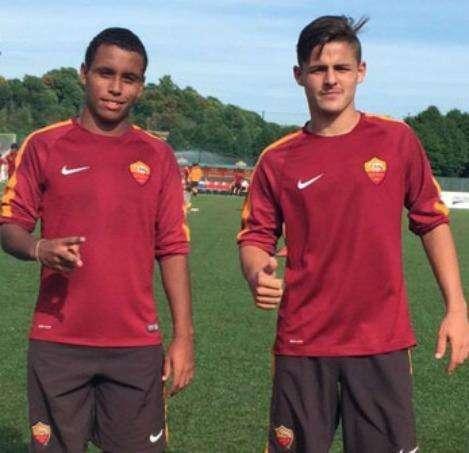 ESCLUSIVA VG - João Pedro e Matheus Sum in prova con la Roma