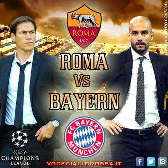 Roma-Bayern Monaco 1-7  - La gara sui social