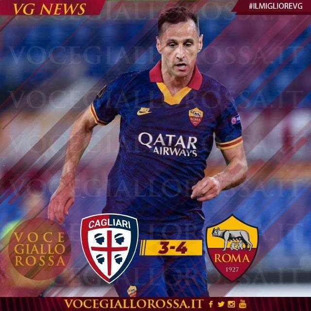 #IlMiglioreVG - Kalinic è il man of the match di Cagliari-Roma 3-4. GRAFICA!