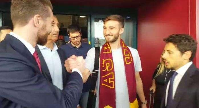 Stretta di mano tra Cristante e De Sanctis. FOTO! VIDEO!