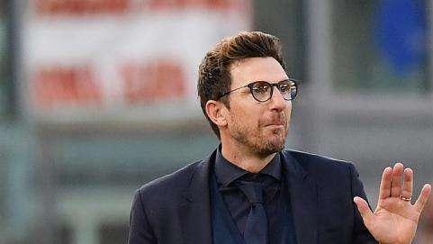Di Francesco festeggia il rinnovo con la Roma al Pescara Club Donne Biancazzurre