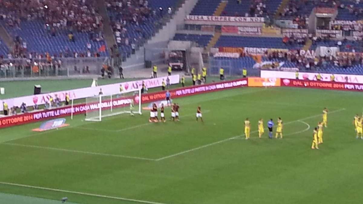 Il boato al gol di Totti. VIDEO!