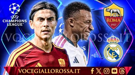 Roma-Real Madrid - La copertina del match. GRAFICA!