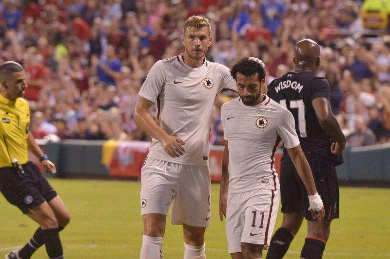 Liverpool-Roma 1-2 - I giallorossi superano gli inglesi grazie alle reti di Dzeko e Salah. FOTO! VIDEO!
