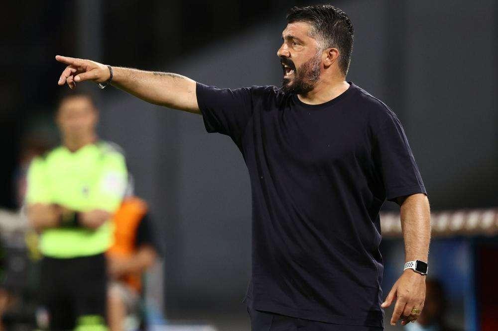 Napoli, Gattuso: "Devo fare i complimenti alla Roma, è stata una gara vera. Non c'è alcun segreto, alleno giocatori forti"