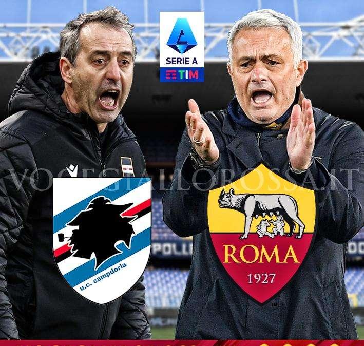 Sampdoria-Roma - La copertina del match. GRAFICA!