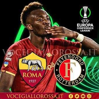 Roma-Feyenoord, la copertina del match. GRAFICA!