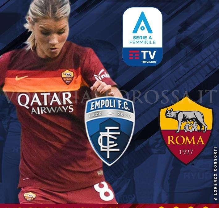 Empoli Ladies-Roma 2-0 - Sconfitta di rigore per le giallorosse: a segno Prugna e Glionna. Espulsa Bartoli. VIDEO! GRAFICA!