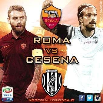 Roma-Cesena 2-0 - La gara sui social