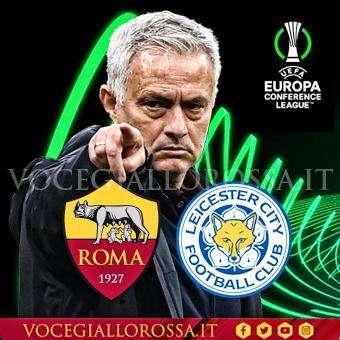 Roma-Leicester, la copertina del match. GRAFICA!