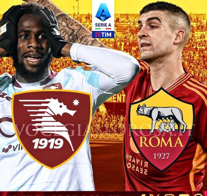 Salernitana-Roma - La copertina del match. GRAFICA!