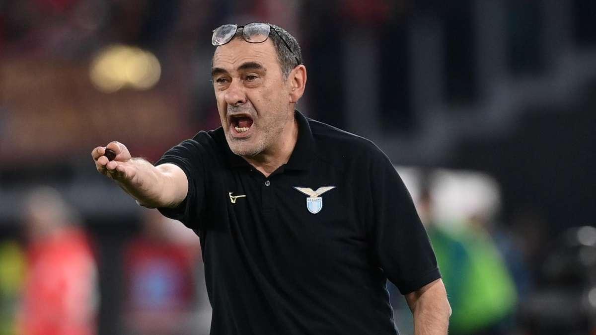 Lazio, Sarri: "Sulla sponda opposta farebbero i fuochi d'artificio con i nostri risultati"