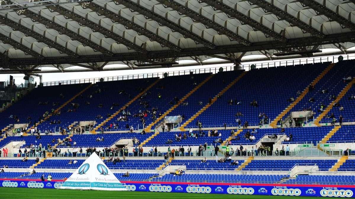 Cena allo Stadio Olimpico per i giallorossi dopo la partita contro il Chievo