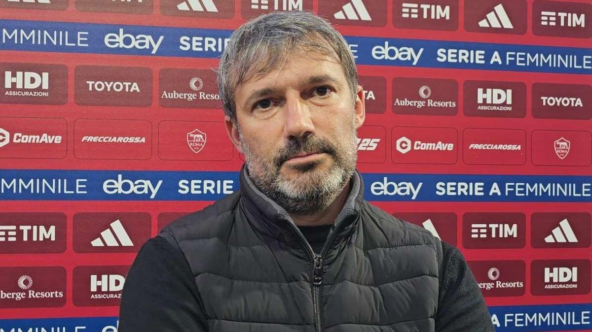 Roma Femminile, Spugna: "Devo fare i complimenti alle ragazze: hanno messo tanta voglia e determinazione". VIDEO!