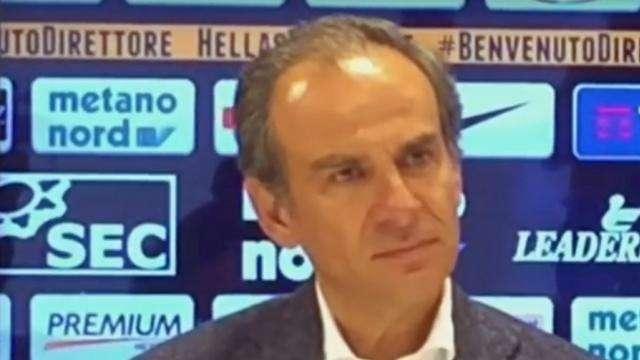 Hellas Verona, Fusco: "Non siamo già retrocessi. Critiche eccessive"