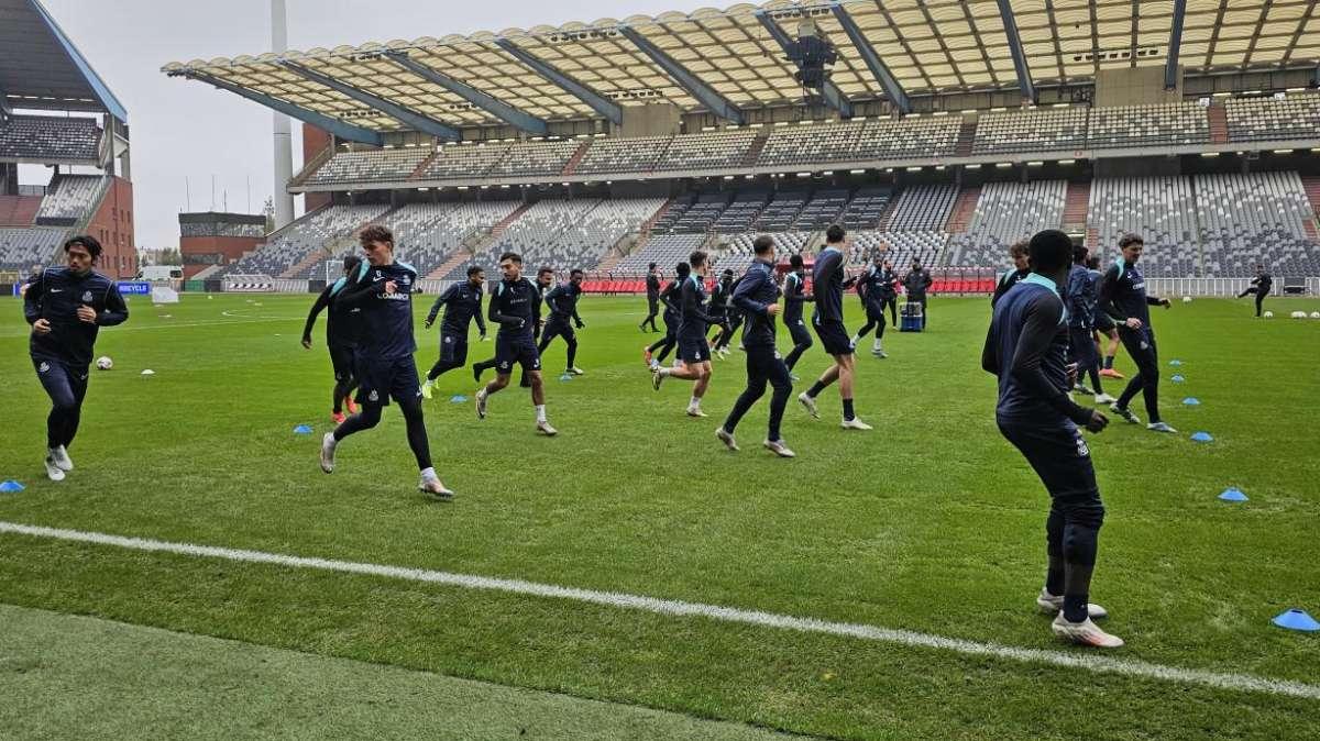 Union Saint Gilloise, al Re Baldovino la rifinitura in vista della partita contro la Roma. FOTO! VIDEO!