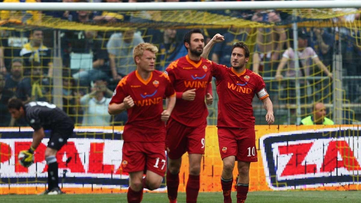 Il primo allenamento della nuova Roma