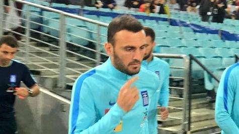 La Roma in Nazionale - Australia-Grecia 1-0, capitan Torosidis, in campo 90', sconfitto a tempo scaduto da un gol di Leckie. FOTO!