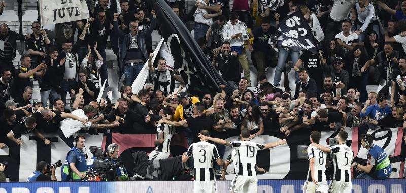 Juventus arrivata a Roma