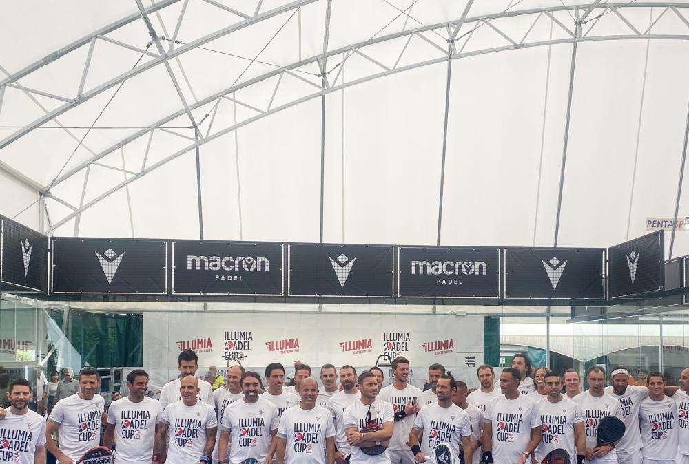 Da Totti a Vieri, quante sfide nella Illumia padel cup