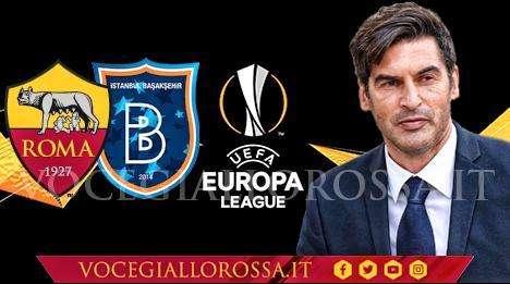 Roma-Istanbul Basaksehir - La Copertina. GRAFICA! 