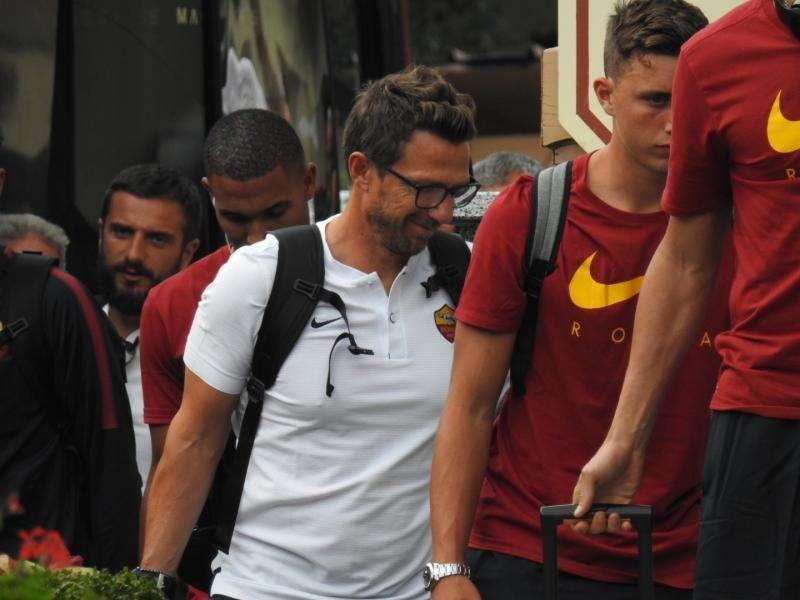 PINZOLO - Roma arrivata all'Hotel Beverly. FOTO! VIDEO!