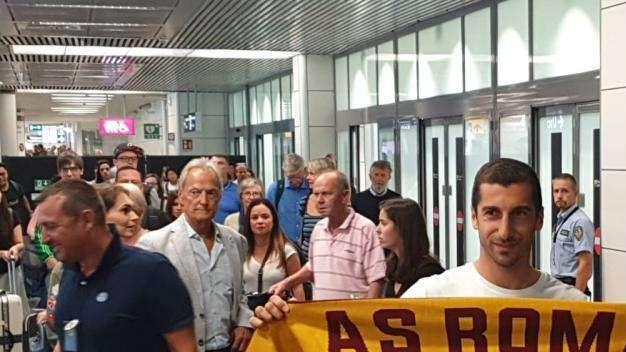 Mkhitaryan - L'armeno è sbarcato a Roma, finite le visite mediche: "Sono felice". FOTO! VIDEO!