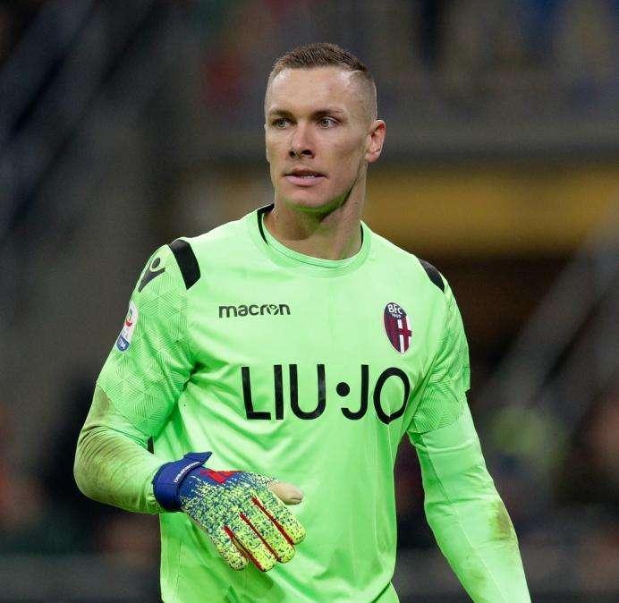 Bologna, Skorupski: "Contento di ritrovare qualche ex compagno ma spero di vincere, con Mihajlovic le cose sono migliorate. Roma favorita sul Milan per la corsa Champions"