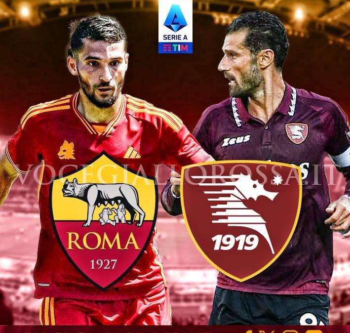 Roma-Salernitana - La copertina del match. GRAFICA!