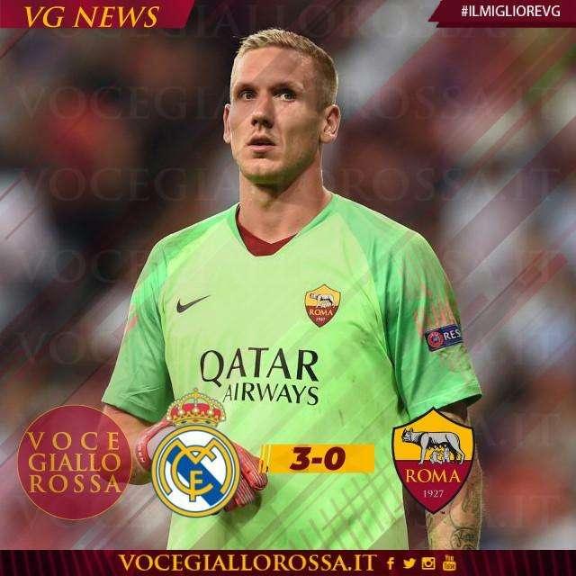 #IlMiglioreVG - Olsen è il man of the match di Real Madrid-Roma 3-0. GRAFICA!
