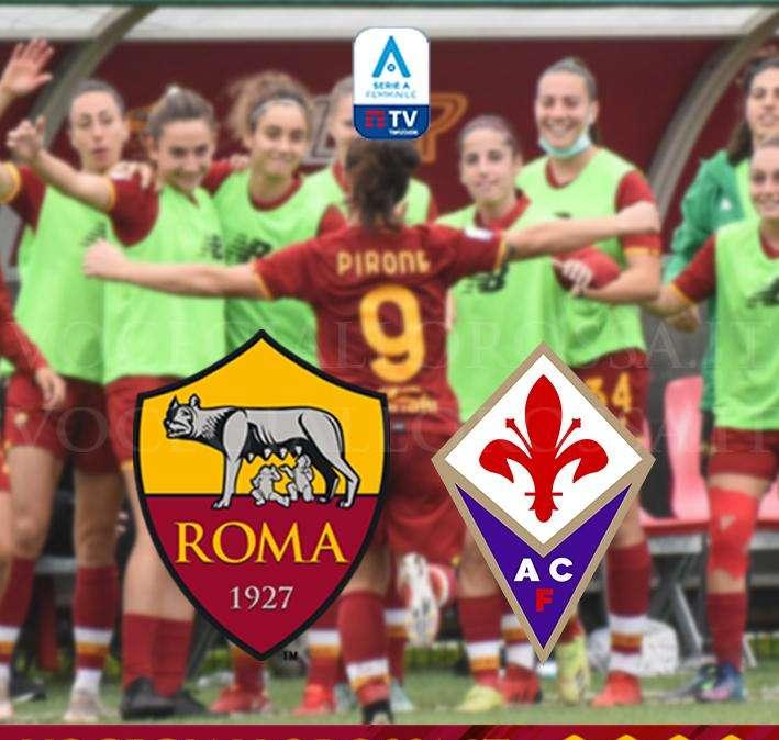 Serie A Femminile - Roma-Fiorentina, la copertina del match. GRAFICA!
