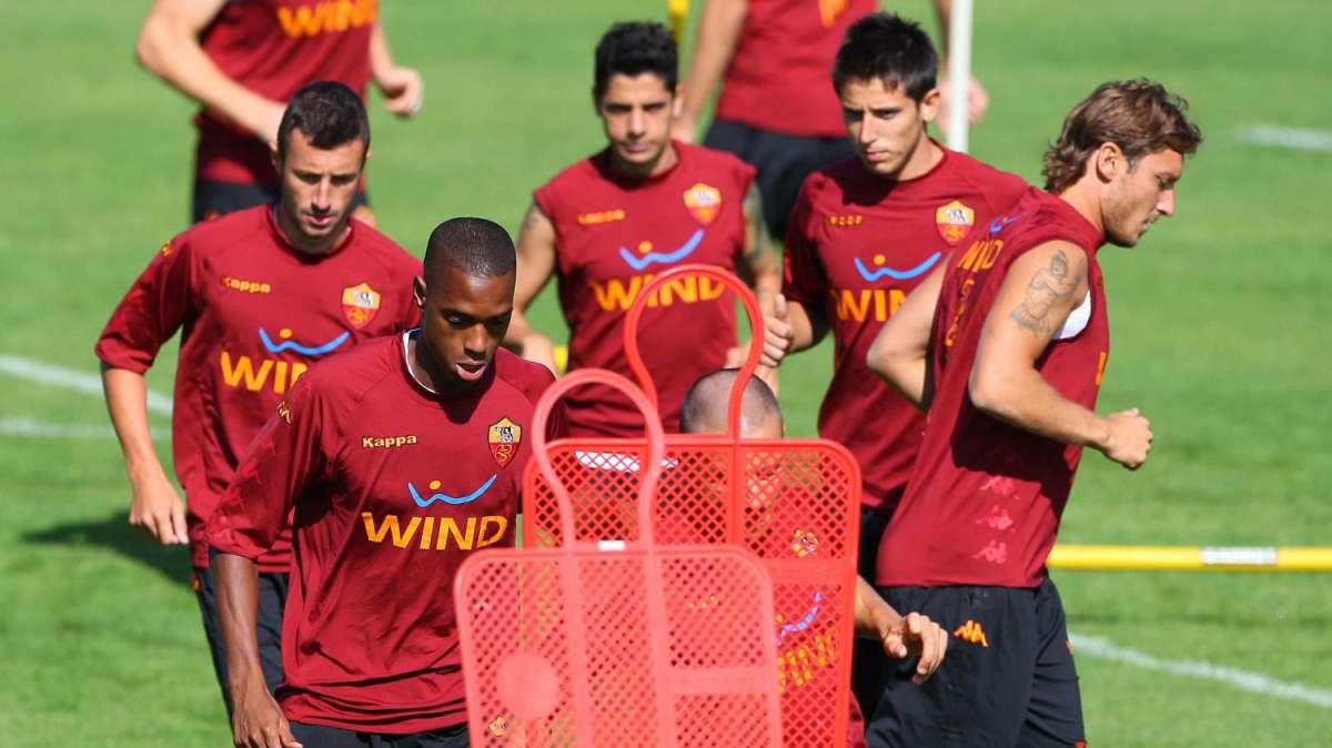 Trigoria: differenziato per Adriano, J. Sergio, Cassetti, Taddei e G. Burdisso