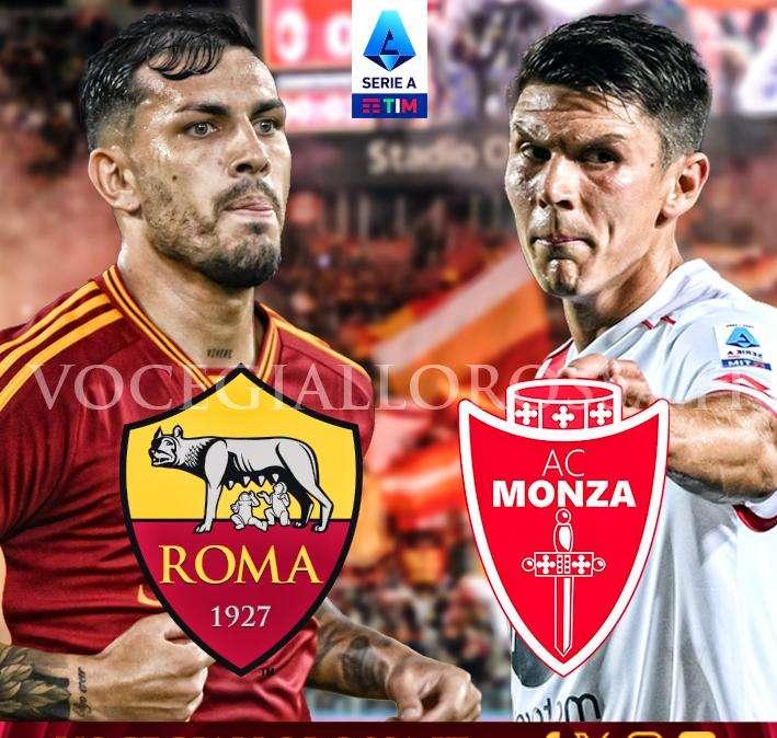 Roma-Monza - La copertina del match. GRAFICA!