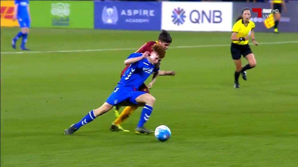 ALKASS INTERNATIONAL CUP 2019 PAGELLE RANGERS FC U17 vs AS ROMA U17 1-1 (9-8 dtr) - Cancellieri ispirato. Ciucci incauto