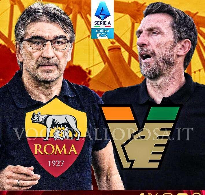 Roma-Venezia - La copertina del match. GRAFICA!