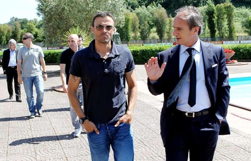 Luis Enrique a Roma