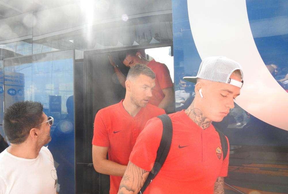 FIUMICINO - Roma in partenza per gli USA. FOTO! VIDEO!